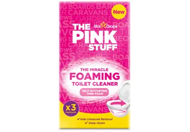 THE PINK STUFF putojanti tualeto valymo priemonė - milteliai 3x100g