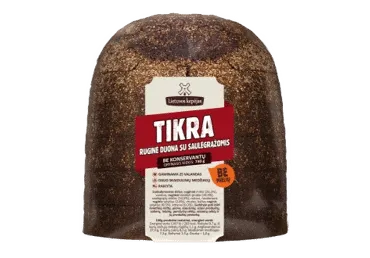 Tikra ruginė duona su saulėgrąžomis, 730 g