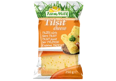 Tilžės sūris FARM MILK, 45 % rieb. s. m., 250 g