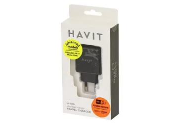 Tinklo įkroviklis HAVIT 111 (18 W+PD, 20 W), 1 vnt.