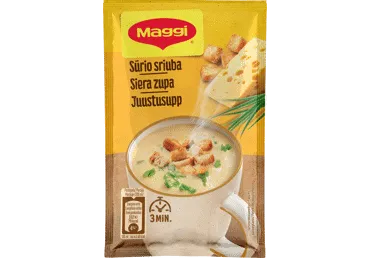 Tirpioji sūrio sriuba MAGGI 5 MINUTES su skrebučiais, 19 g