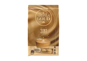 Tirpiosios kavos gėrimas AROMA GOLD 3IN1 CLASSIC, 170 g