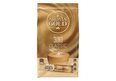 Tirpiosios kavos gėrimas AROMA GOLD 3IN1 CLASSIC, 340 g