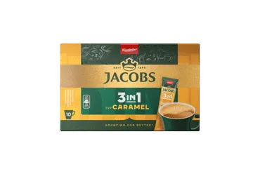 Tirpiosios kavos gėrimas JACOBS 3IN1 CARAMEL, 11.2 g