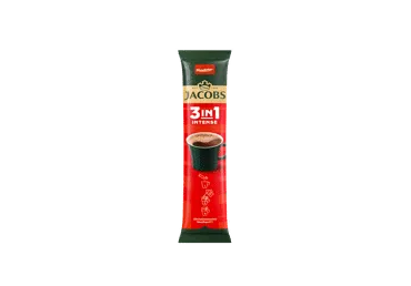Tirpiosios kavos gėrimas JACOBS 3IN1 INTENSE, 11.1 g