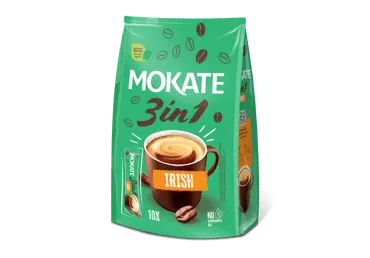 Tirpiosios kavos gėrimas MOKATE 3 IN 1 IRISH, 170 g