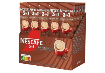 Tirpiosios kavos gėrimas NESCAFÉ 3 IN 1 su ruduoju cukrumi, 462 g