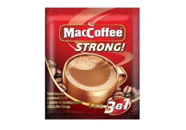 Tirpusis kavos gėrimas MACCOFFEE STRONG 3 IN 1, 16 g