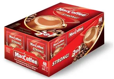 Tirpusis kavos gėrimas MACCOFFEE STRONG 3 IN 1, 640 g
