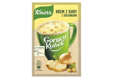 Tiršta vištienos sriuba KNORR CUP-A-SOUP su skrebučiais, 16 g