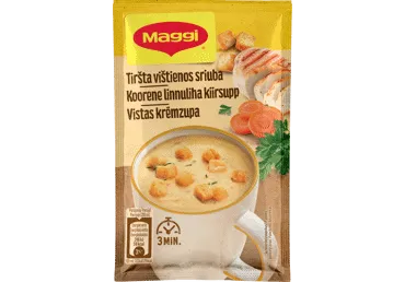 Tiršta vištienos sriuba MAGGI 5 MINUTES su skrebučiais, 16 g