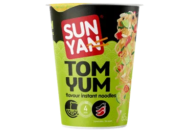 TOM YUM sriubos skonio greitai paruošiami makaronai SUN YAN, 65 g