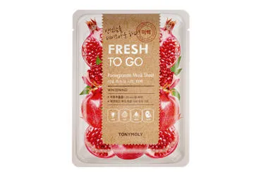 TONYMOLY Fresh To Go Pomegranate Mask Sheet Lakštinė veido kaukė, 25 g