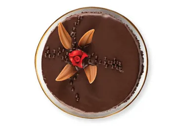 Tortas JUODOJI ROŽĖ, vidutinis, 1 kg