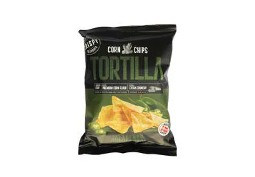 Tortilijų traškučiai CRISPY, Chalapos paprikų skonio, 150 g