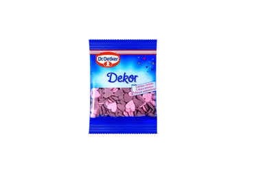 Tortų pabarstukai DR. OETKER, cukrinės širdelės, 10 g