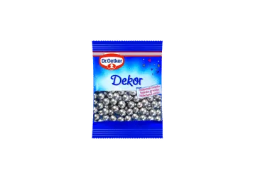 Tortų pabarstukai DR. OETKER, sidabriniai žirneliai, 10 g