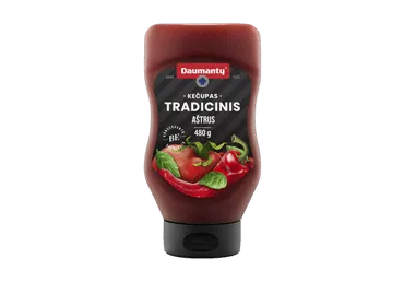 Tradicinis aštrusis DAUMANTŲ kečupas, 480 g