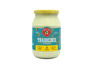 Tradicinis majonezas KĖDAINIŲ KONSERVAI, 40 % rieb., 430 g