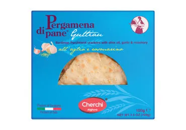 Plānās sausmaizītes ar ķiplokiem un rozmarīnu CHERCHI 100g