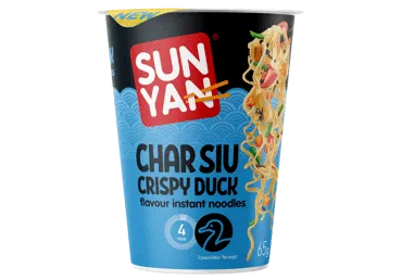 Traškios antienos sk. greitai paruošiami makaronai SUN YAN, 65 g
