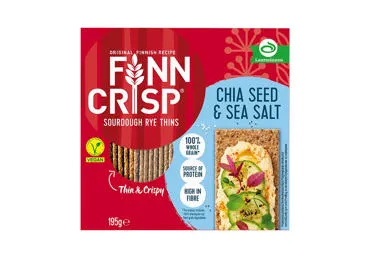 Sausmaizītes FINN CRISP čia sēklu un sāls  195g