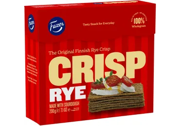Traškios ruginės duonelės FAZER CRISP RYE, 200 g