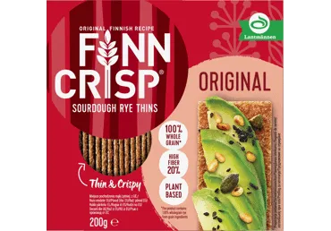 Traškios ruginės duonelės FINN CRISP ORIGINAL, 200 g