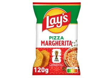 Traškučiai LAY'S SAVEUR PIZZA MARGHERITA, 120 g