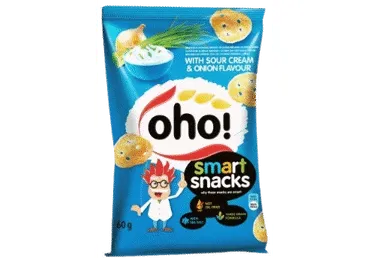 Traškučiai OHO! su grietine ir svogūnais, 60 g