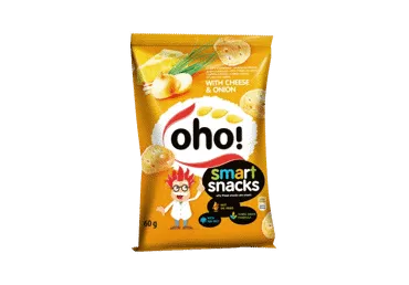 Traškučiai OHO, sūrio ir svogūnų skonio, 60 g