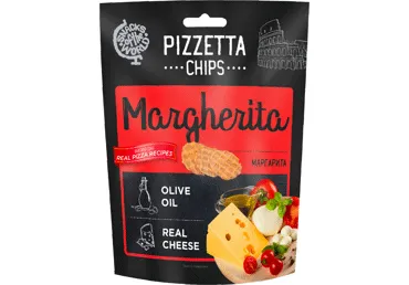 Uzkodas PIZZETTA Chips Margherita 70g 