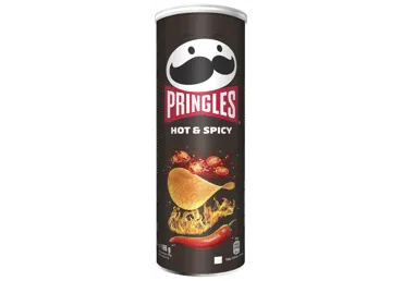 Traškučiai PRINGLES, aštraus ir pikantiško skonio, 165 g