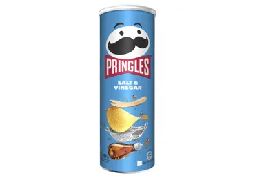 Traškučiai PRINGLES, druskos ir acto skonio, 165 g