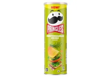 Traškučiai PRINGLES su Viduržemio prieskoniais, 165 g