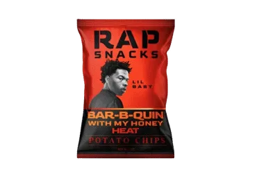 Traškučiai RAP SNACKS LIL BABY, BBQ ir medaus skonio, 71 g