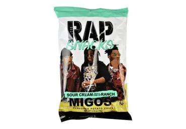 Traškučiai RAP SNACKS MIGOS, grietinės skonio, 71 g