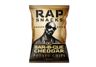 Traškučiai RAP SNACKS SNOOP DOGG, BBQ, čederio skonio, 71 g
