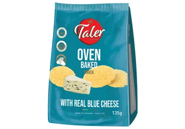 Traškučiai TALER OVEN BAKED su sūriu, 135 g