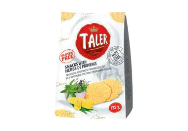 Traškučiai Taler be glitimo su Provanso žolelėmis, 135g