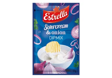 Dipmērce ESTRELLA ar skābo krējumu un sīpoliem 13g