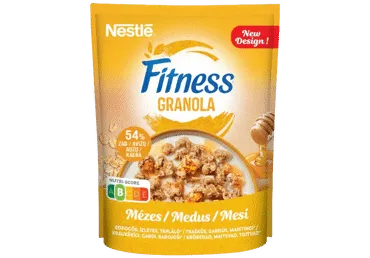 NAUJA! Granola FITNESS NESTLE su medumi ir mineral. medž., 300 g