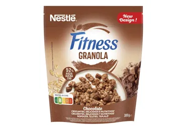 NAUJA! Granola FITNESS NESTLE su šokolado drožlėmis, 300 g