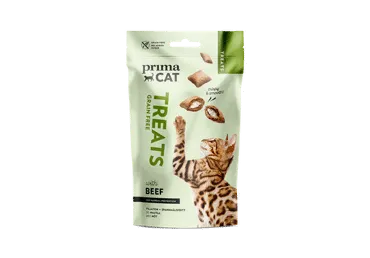 Traškus kačių skanėstas PRIMACAT ANTI-HAIRBALL, 40 g