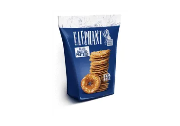 Traškūs krekeriai ELEPHANT su druska, 180 g