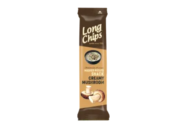Traškus užkandis LONG CHIPS, grybų skonio, 75 g