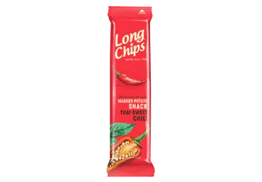 Traškus užkandis LONG CHIPS, sald. aitriųjų paprikų skonio, 75 g