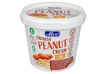 Traškus žemės riešutų kremas IKI, 1 kg