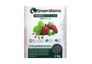 Trašos braškėms "Green Mama", granuliuotos, 1kg
