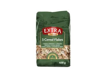 Trijų grūdų dribsniai EXTRA LINE, 400 g